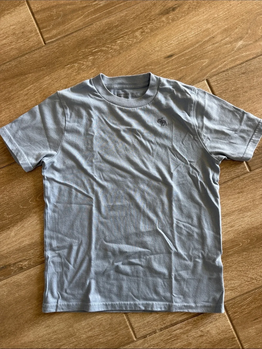 abercrombie kids 11 / 12 Light Blue Crew Neck Tee